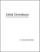 Dixit Dominus SATB Singer's Edition cover